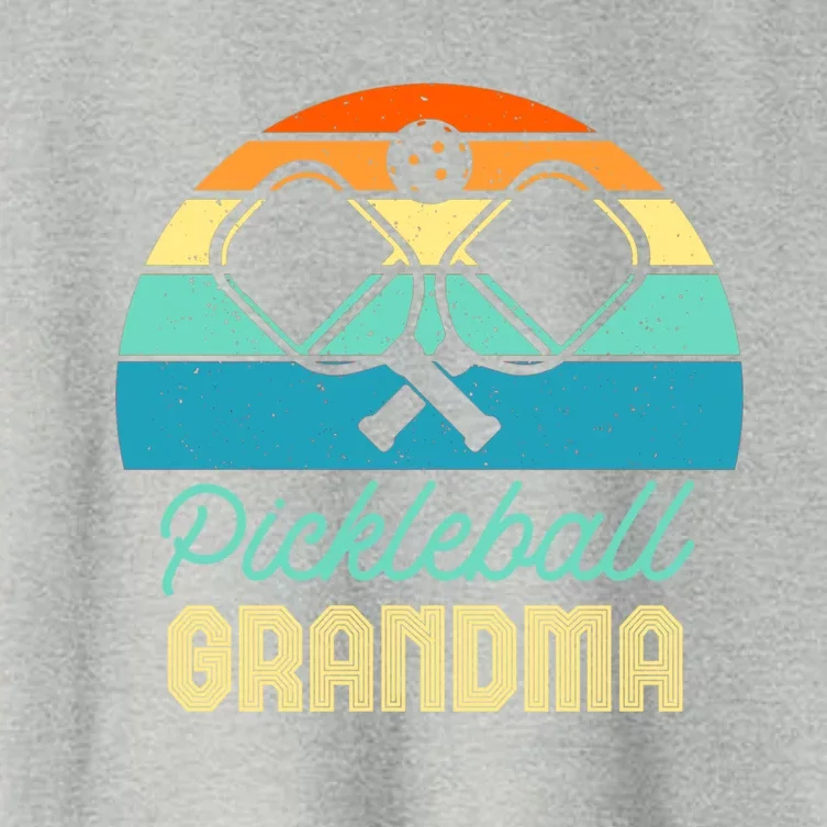 Pickleball Grandma Gift Women's Crop Top Tee