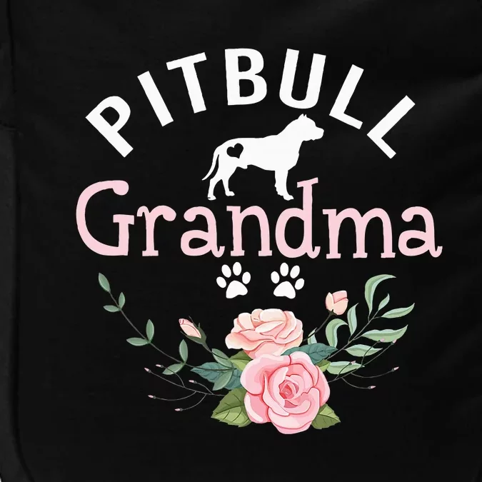 Pitbull Grandma Gifts Mom Pitbull Dog Lover Christmas Impact Tech Backpack