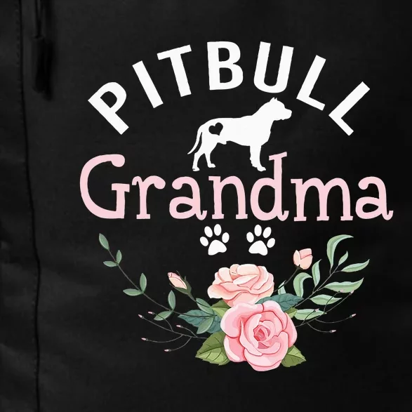 Pitbull Grandma Gifts Mom Pitbull Dog Lover Christmas Daily Commute Backpack