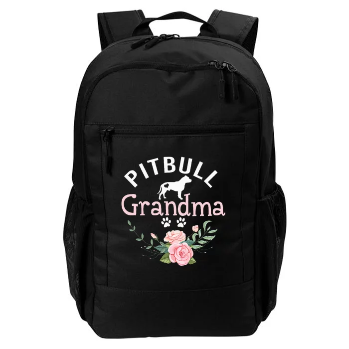 Pitbull Grandma Gifts Mom Pitbull Dog Lover Christmas Daily Commute Backpack