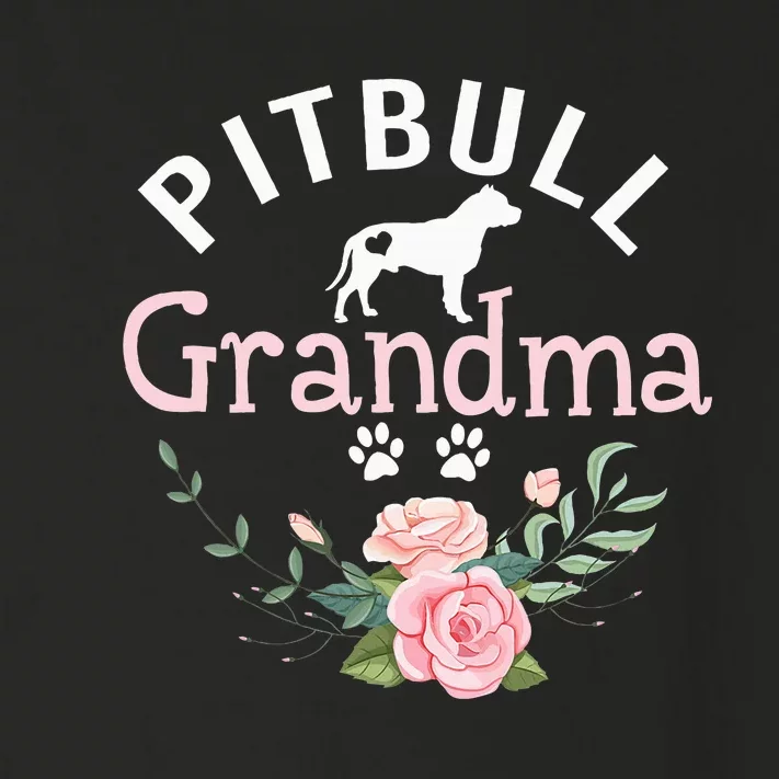 Pitbull Grandma Gifts Mom Pitbull Dog Lover Christmas Toddler Long Sleeve Shirt