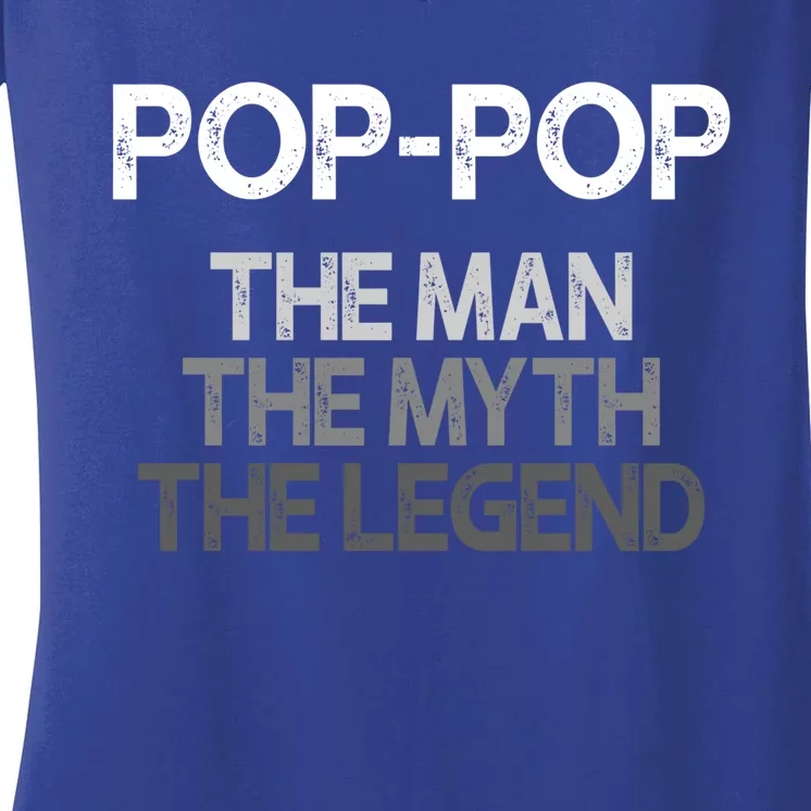 Popmeaningful Giftpop Gift: The The Myth The Legend Funny Gift Women's V-Neck T-Shirt