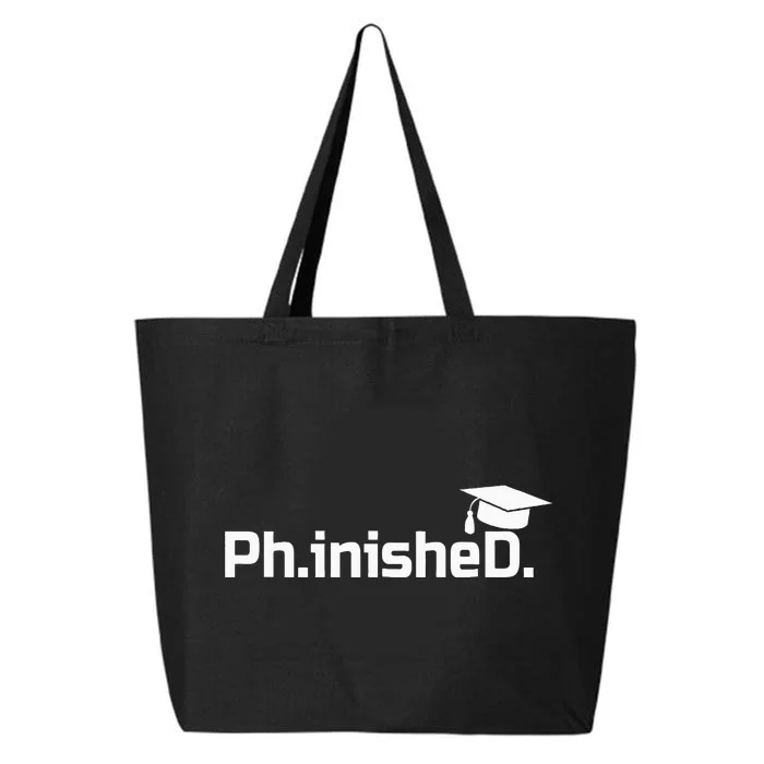 PhD Graduation Gift Phinished 25L Jumbo Tote