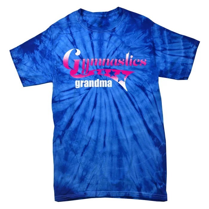 Proud Gymnastics Grandma Loves Gymnast Nana Competition Gift Tie-Dye T-Shirt