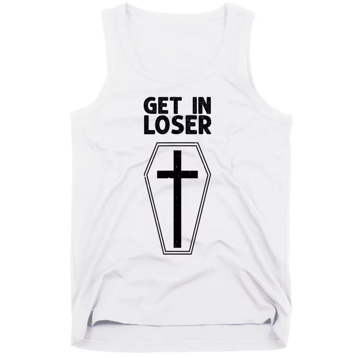 Pastel Goth Gift Funny Get In Loser Aesthetic Tank Top