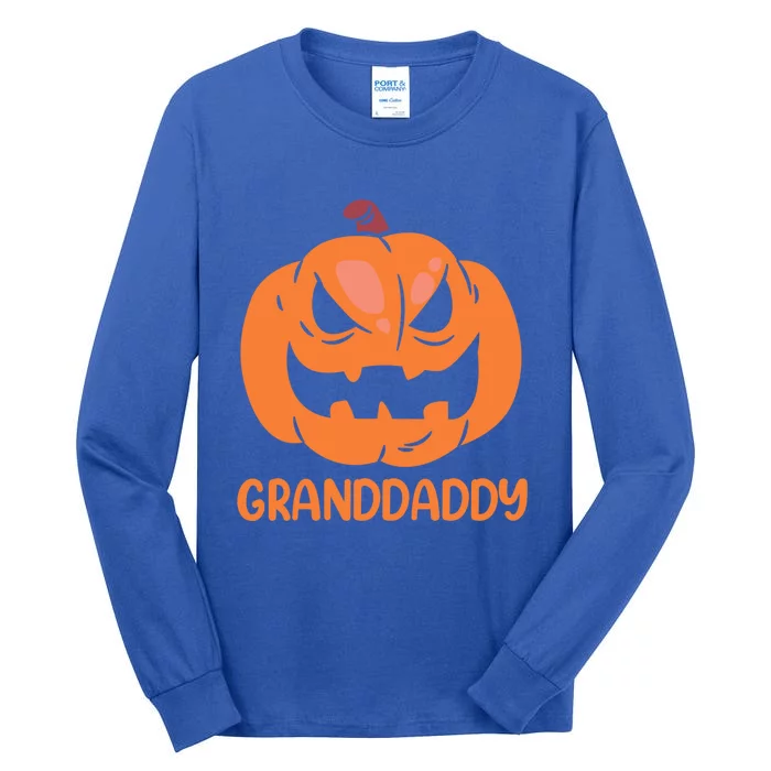 Pumpkin Granddaddy Grandfather Matching Family Halloween Meaningful Gift Tall Long Sleeve T-Shirt