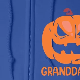 Pumpkin Granddaddy Grandfather Matching Family Halloween Meaningful Gift Full Zip Hoodie