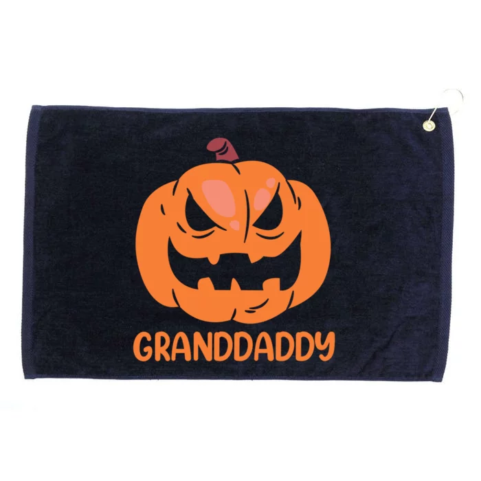 Pumpkin Granddaddy Grandfather Matching Family Halloween Meaningful Gift Grommeted Golf Towel