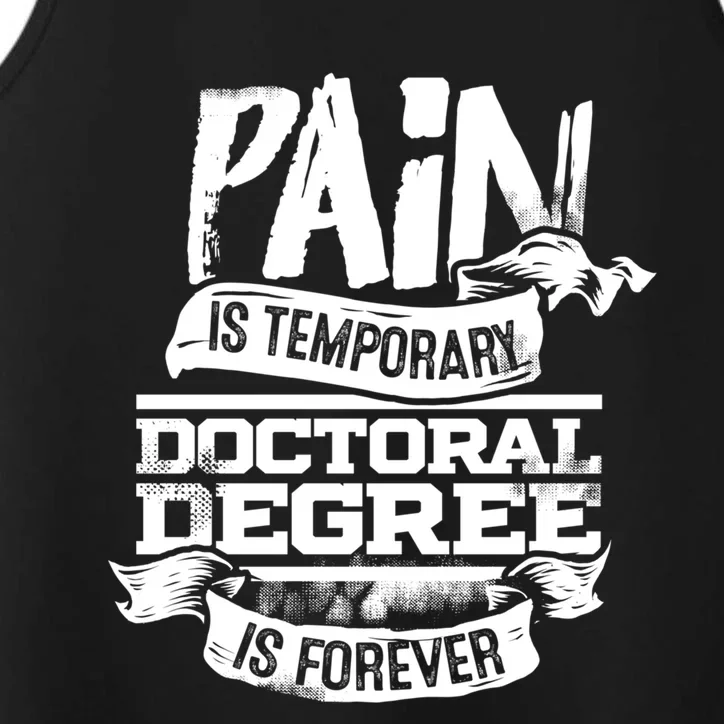 Phd Graduate Gift Idea Funny Doctoral Degree Gift Performance Tank