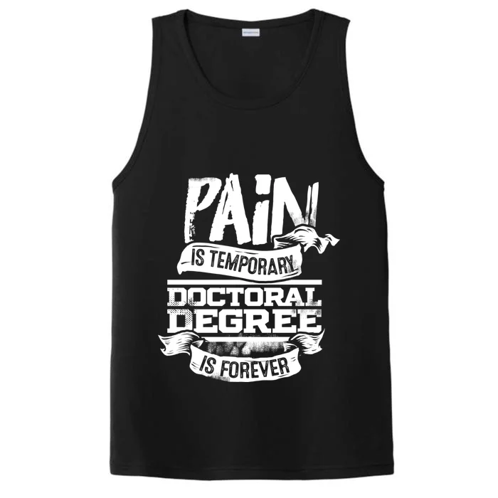 Phd Graduate Gift Idea Funny Doctoral Degree Gift Performance Tank