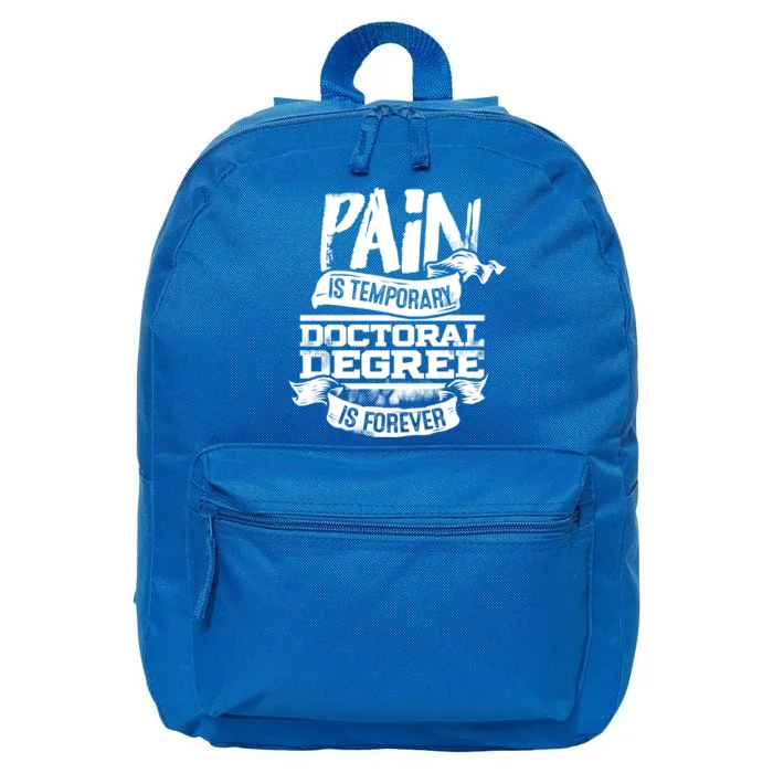 Phd Graduate Gift Idea Funny Doctoral Degree Gift 16 in Basic Backpack