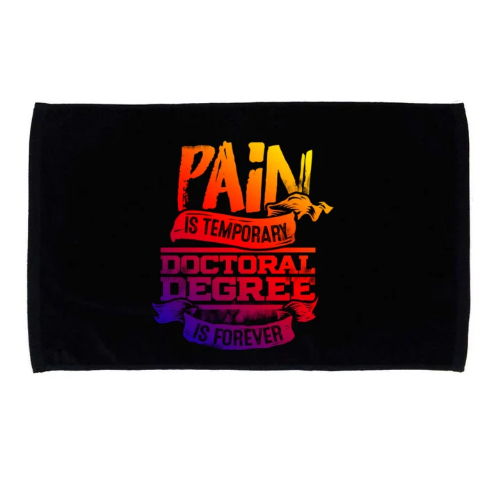 Phd Graduate Gift Idea Funny Doctoral Degree Gift Microfiber Hand Towel