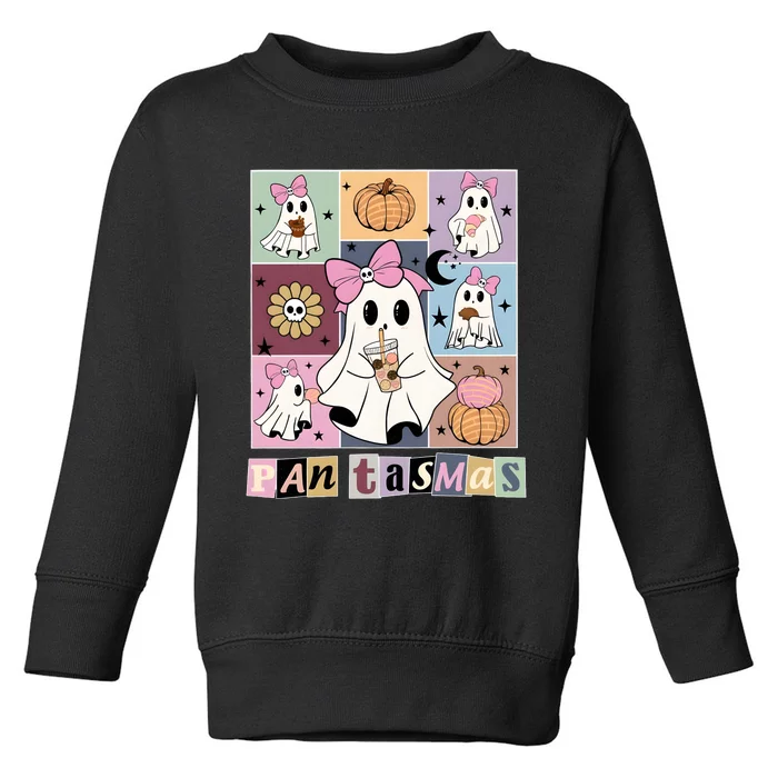 Pantasmas Ghost Ghoul Cute Halloween Toddler Sweatshirt