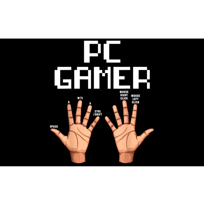 Pc Gamer Hands Funny Computer Video Gaming Lovers Gag Outfit Bumper Sticker