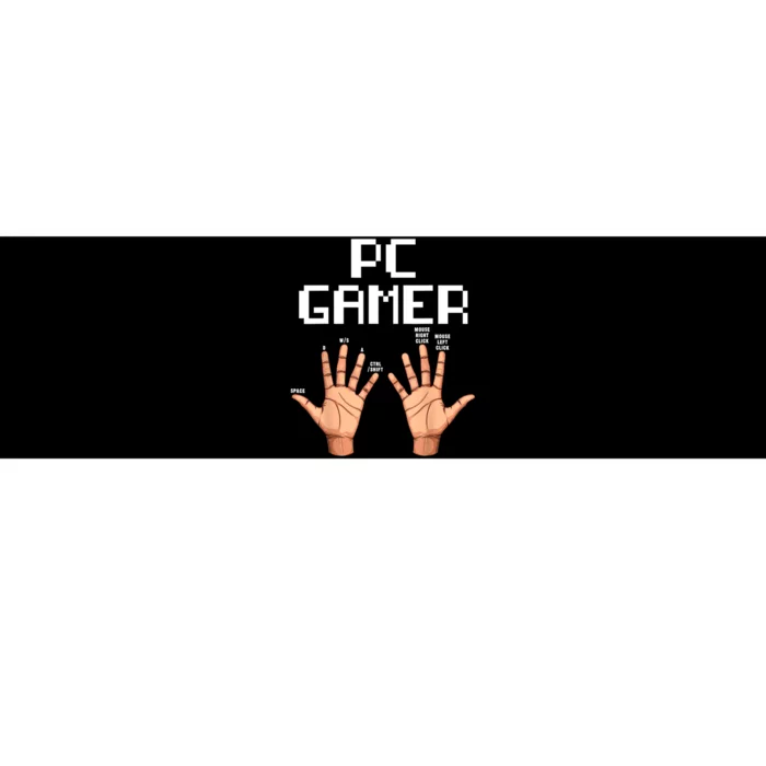 Pc Gamer Hands Funny Computer Video Gaming Lovers Gag Outfit Bumper Sticker