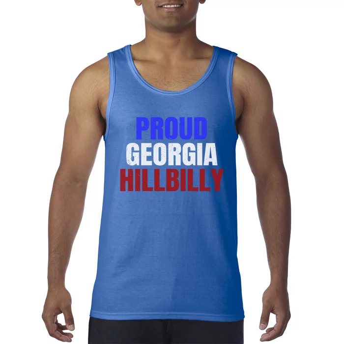 Proud Georgia Hillbilly Cute Gift Tank Top