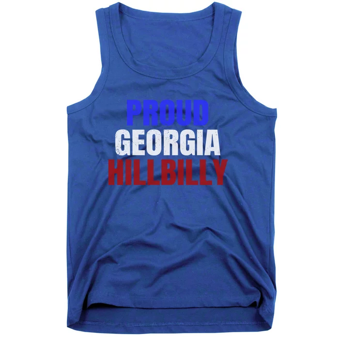 Proud Georgia Hillbilly Cute Gift Tank Top