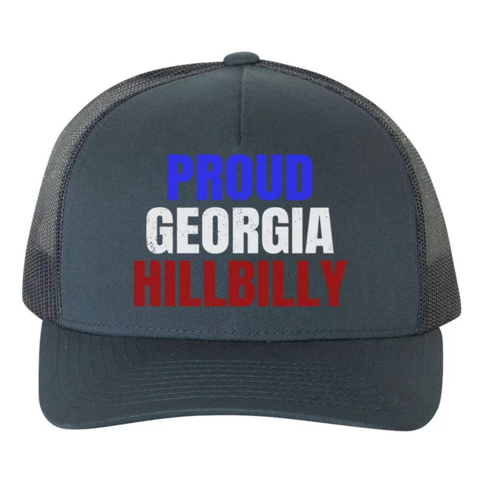 Proud Georgia Hillbilly Cute Gift Yupoong Adult 5-Panel Trucker Hat