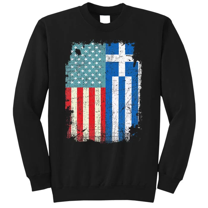 Proud Greek Heritage American Greek Flag Pride Gifts Idea Sweatshirt