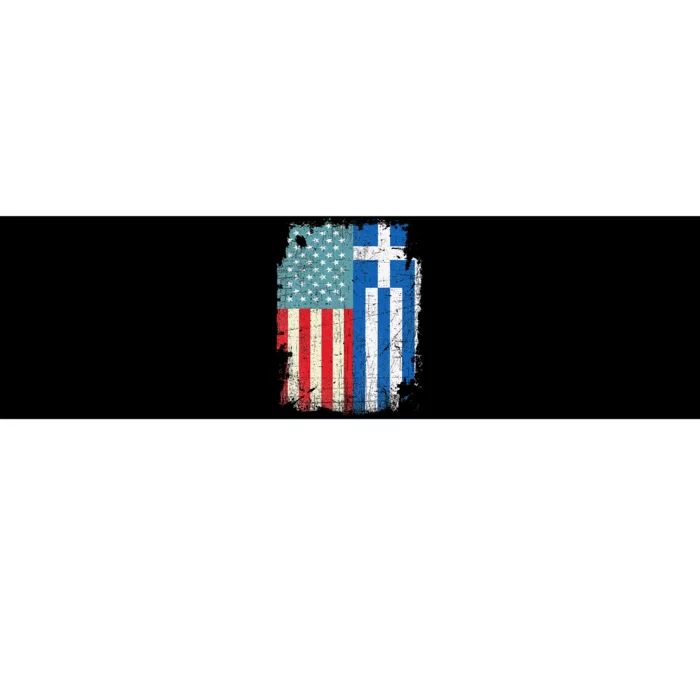 Proud Greek Heritage American Greek Flag Pride Gifts Idea Bumper Sticker