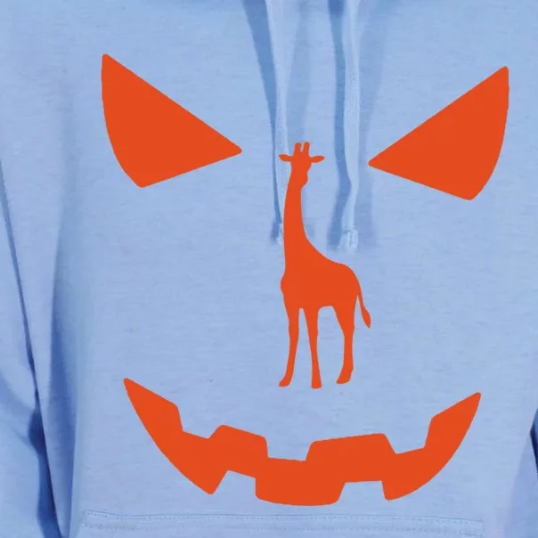 Pumpkin Giraffe Halloween Funny Giraffe Lover Halloween Costume Unisex Surf Hoodie