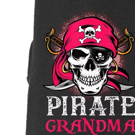 Pirate Grandma Halloween Skull Pirate Costume Family Doggie 3-End Fleece Hoodie