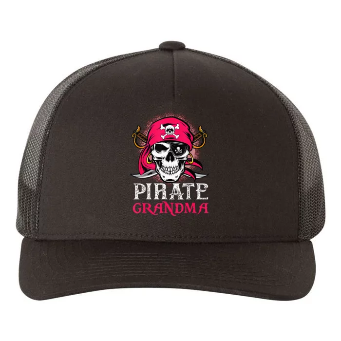 Pirate Grandma Halloween Skull Pirate Costume Family Yupoong Adult 5-Panel Trucker Hat