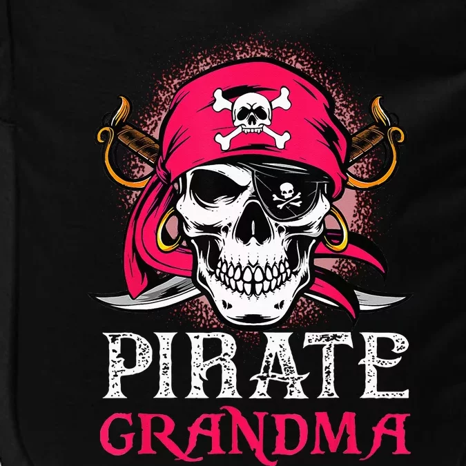 Pirate Grandma Halloween Skull Pirate Costume Family Impact Tech Backpack