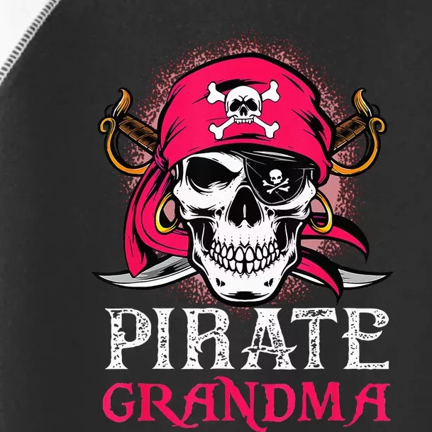 Pirate Grandma Halloween Skull Pirate Costume Family Toddler Fine Jersey T-Shirt