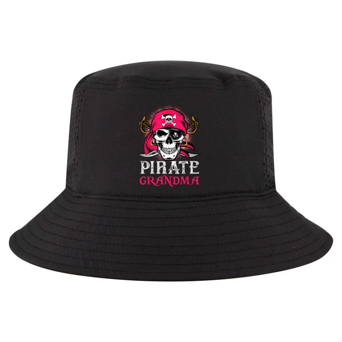 Pirate Grandma Halloween Skull Pirate Costume Family Cool Comfort Performance Bucket Hat