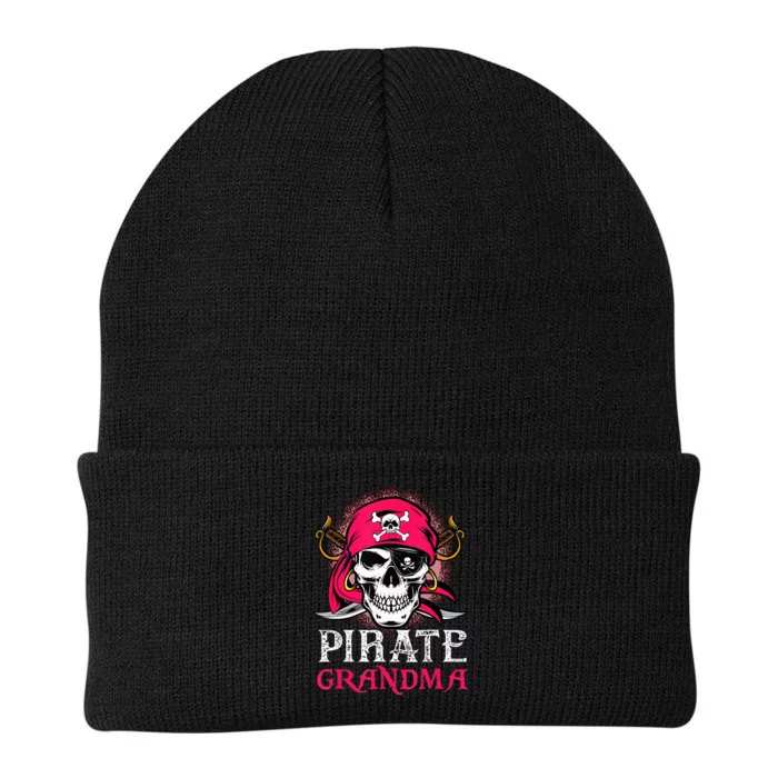 Pirate Grandma Halloween Skull Pirate Costume Family Knit Cap Winter Beanie