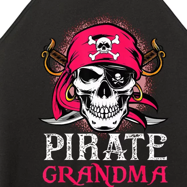 Pirate Grandma Halloween Skull Pirate Costume Family Women’s Perfect Tri Rocker Tank