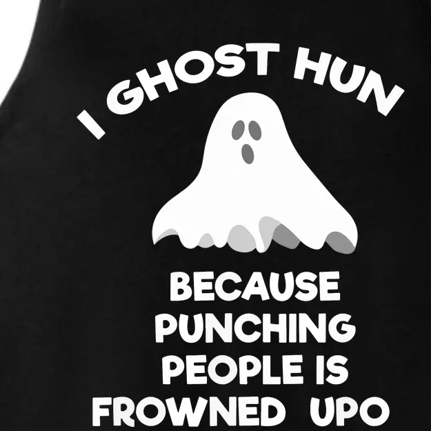 Paranormal Ghost Hunting Send Aaron In Alone Halloween Ladies Tri-Blend Wicking Tank