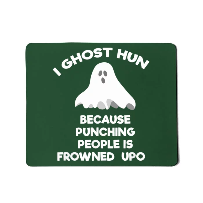 Paranormal Ghost Hunting Send Aaron In Alone Halloween Mousepad