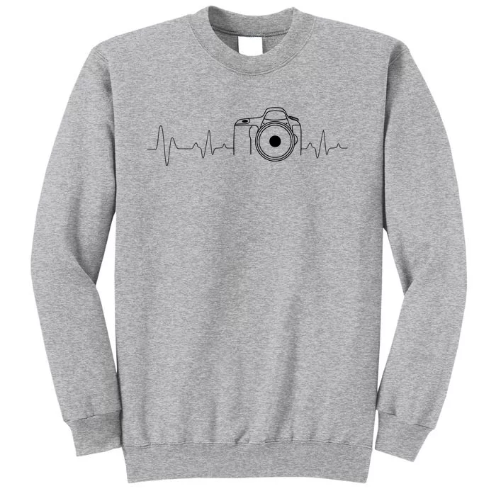 Photographer Gift Idea Heartbeat Photography Camera Sweatshirt