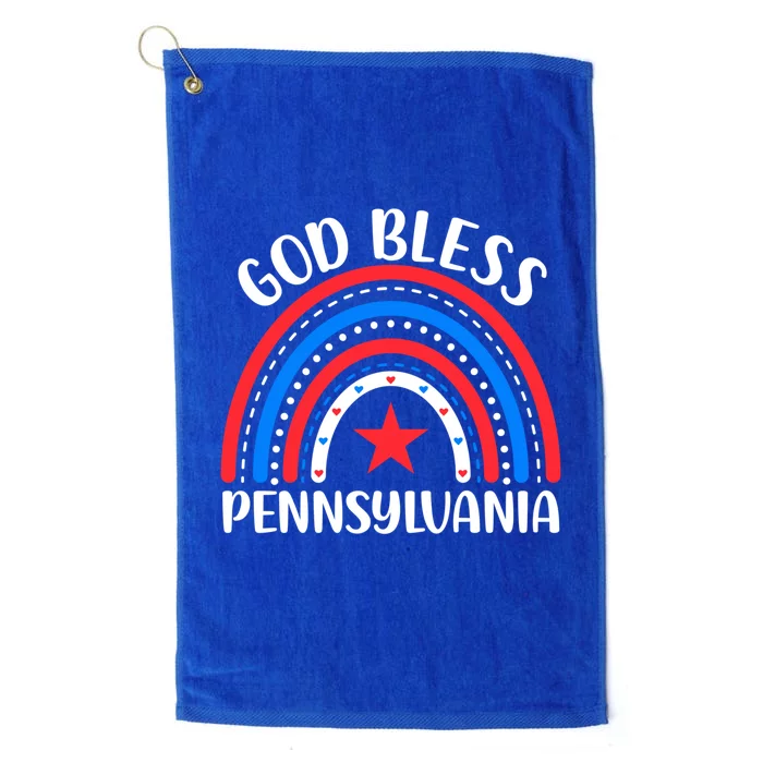 Pennsylvania Gift I Love Pennsylvania Usa Gift Platinum Collection Golf Towel