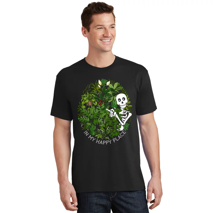 Plant Gifts In My Happy Place Plant Lover T-Shirt