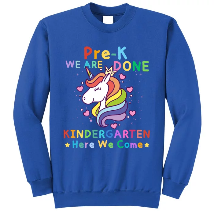 PreK Graduation Kindergarten Magical Unicorn Cute Gift Tall Sweatshirt