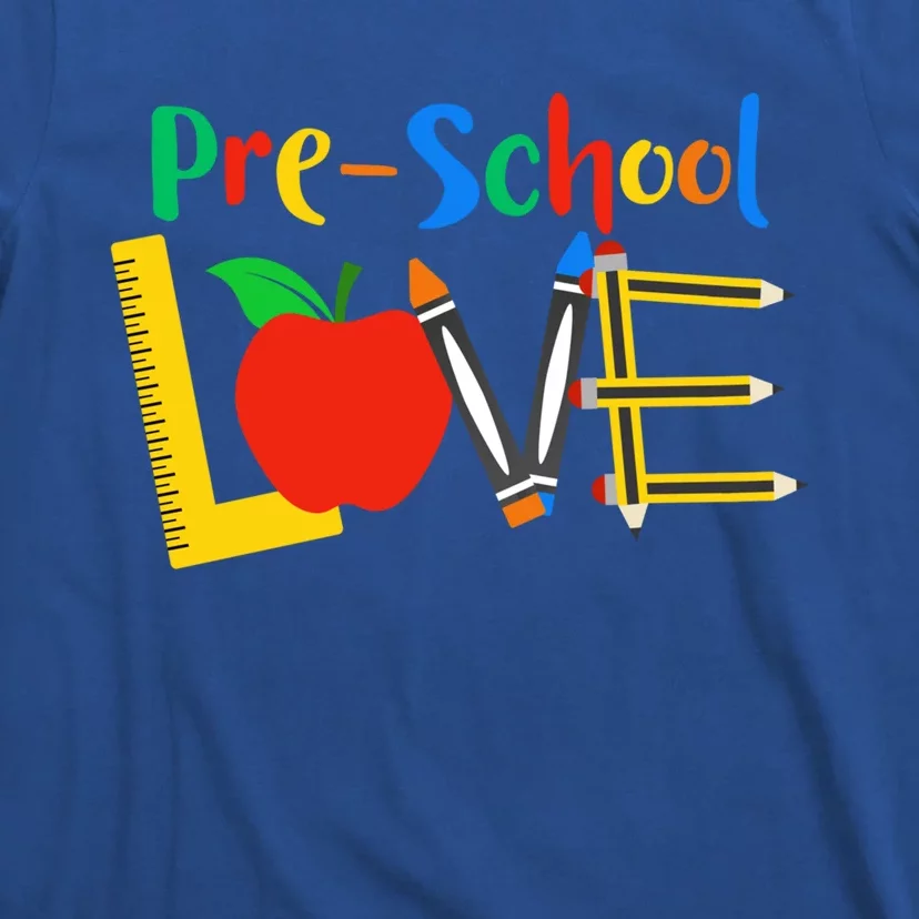 Precool Giftschool Love Teacher Student Classroom Gift Tools Design Gift T-Shirt