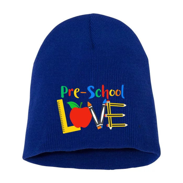 Precool Giftschool Love Teacher Student Classroom Gift Tools Design Gift Short Acrylic Beanie