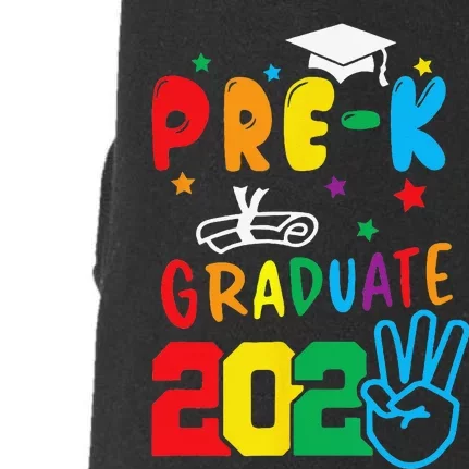 Pre-K Graduate Last Day of School Graduation Gifts Doggie 3-End Fleece Hoodie