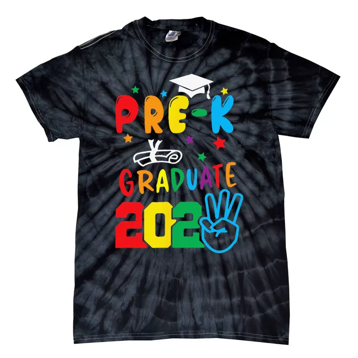 Pre-K Graduate Last Day of School Graduation Gifts Tie-Dye T-Shirt