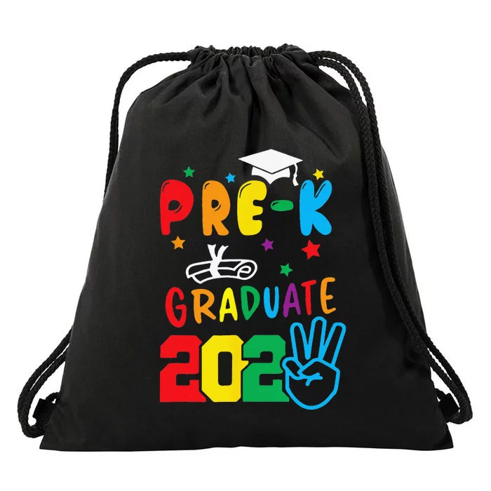 PreK Graduate Last Day of School Graduation Gifts Drawstring Bag