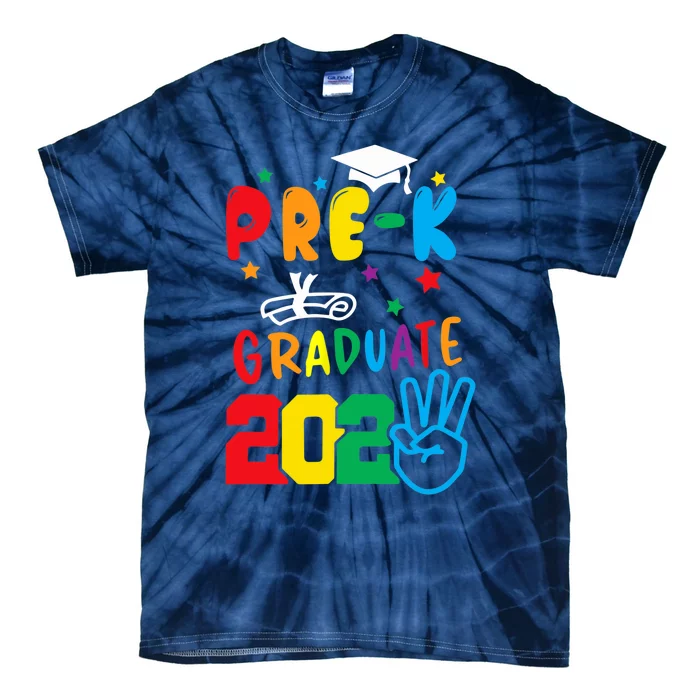 Pre-K Graduate Last Day of School Graduation Gifts Tie-Dye T-Shirt