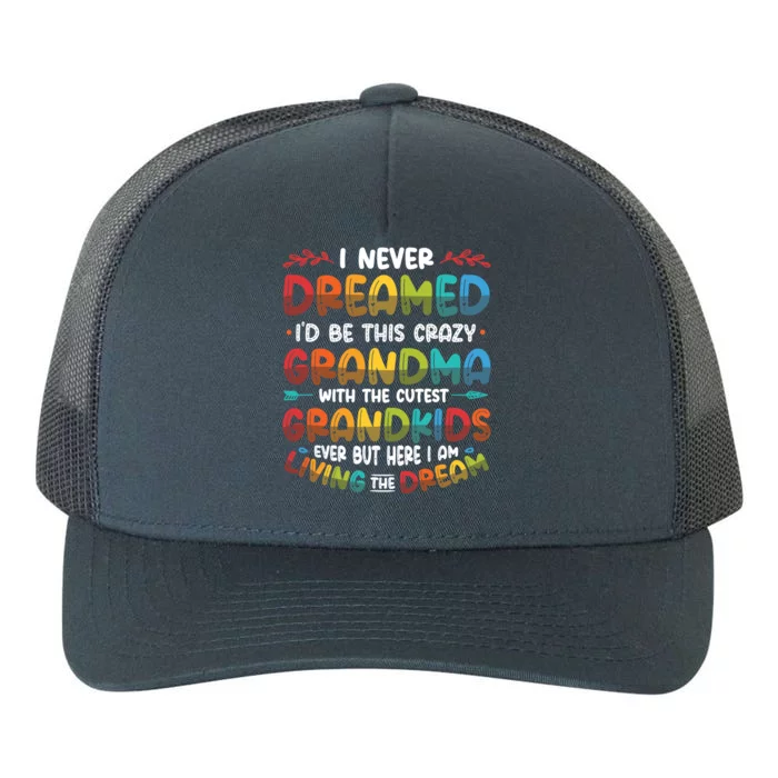 Proud Grandma Loves Grand Grandma Gift Yupoong Adult 5-Panel Trucker Hat