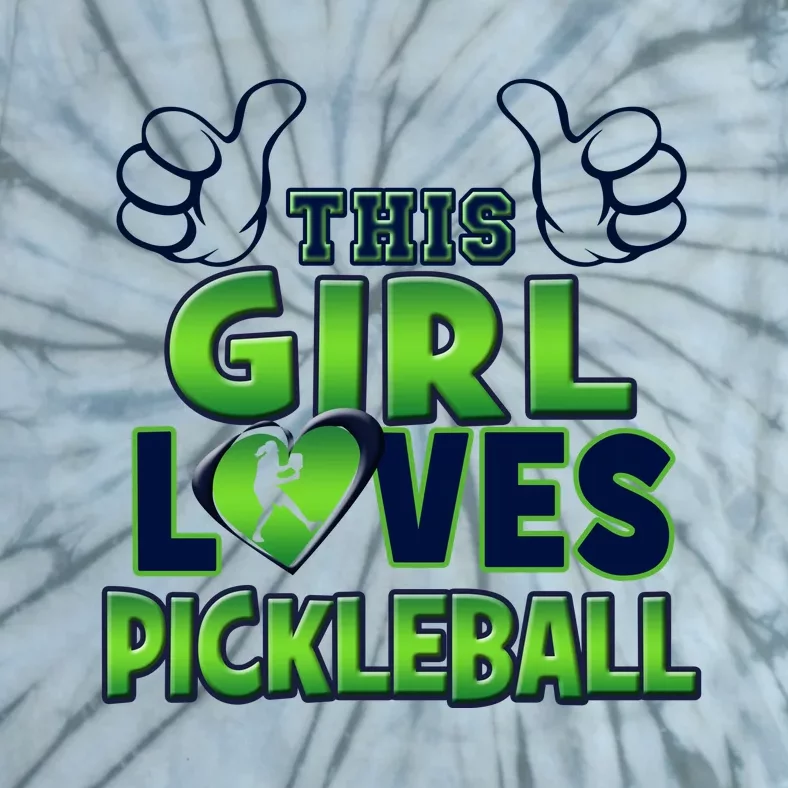 Pickleball Girl Love Tie-Dye T-Shirt