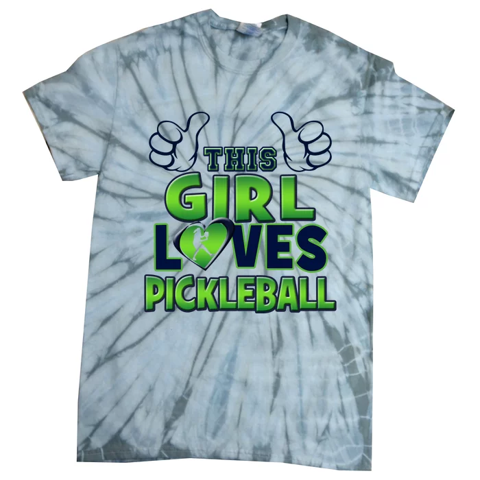 Pickleball Girl Love Tie-Dye T-Shirt