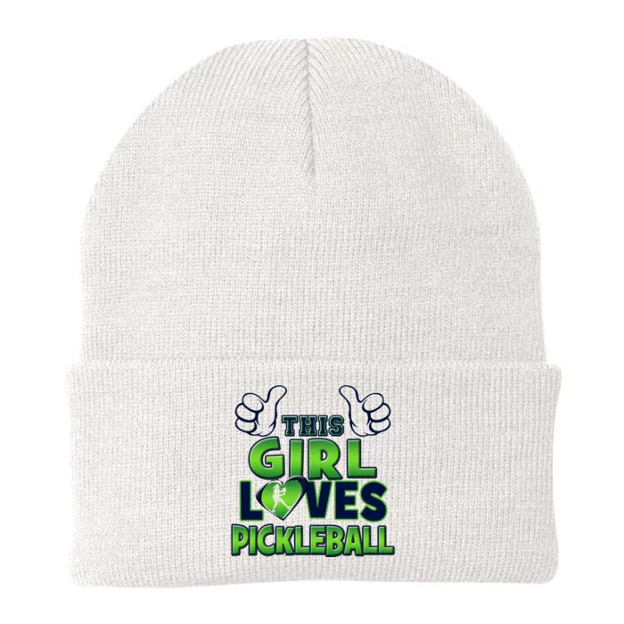 Pickleball Girl Love Knit Cap Winter Beanie