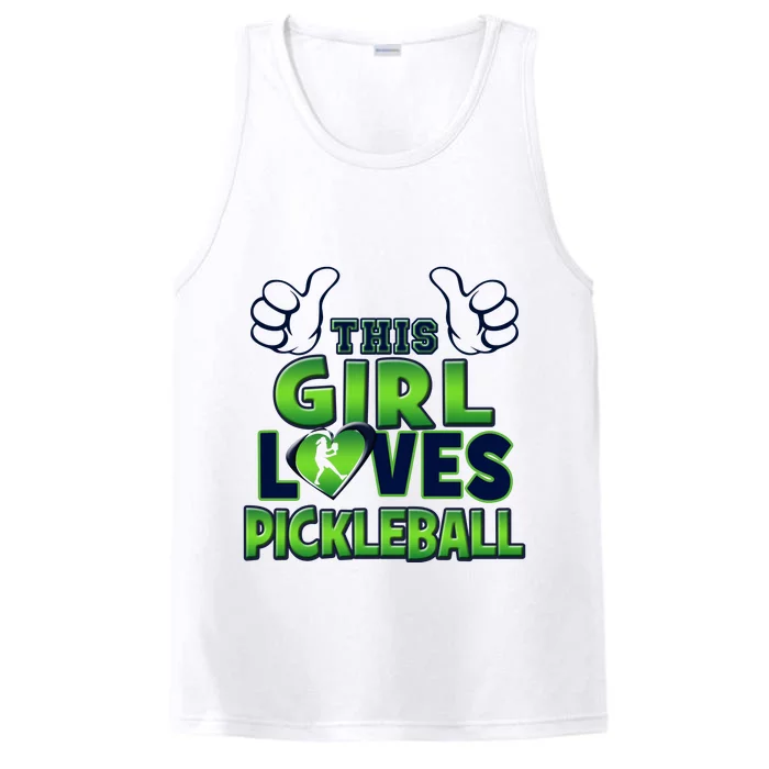 Pickleball Girl Love Performance Tank