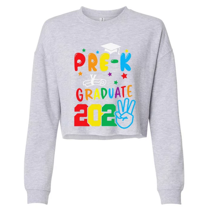 PreK Graduate Last Day Of School Graduation Gifts Cropped Pullover Crew